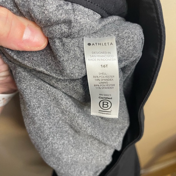 ATHLETA Chelsea Lined Black Cargo Pants Size 16T - Picture 8 of 8